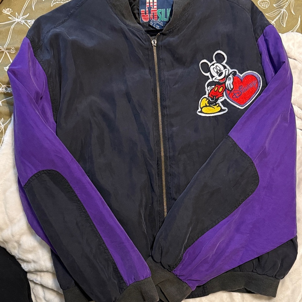 Disney Black and Purple Mickey Mouse Jacket